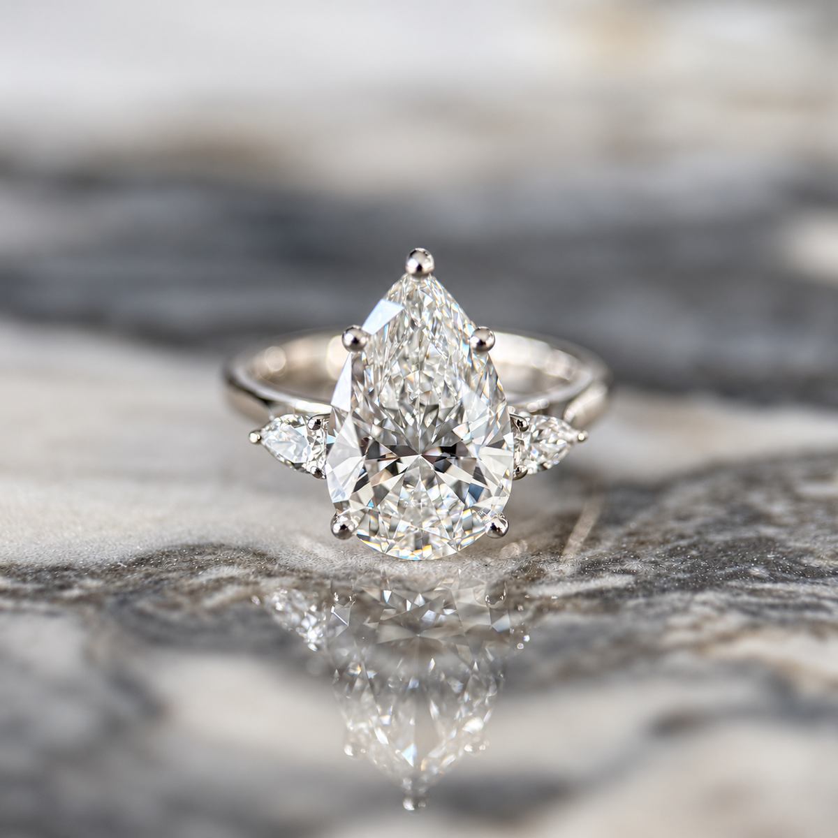 Classic Pear and Pears - 3ct+ (E/VS1+)