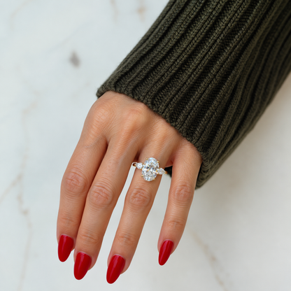 Classic Oval and Pears - 4ct+ (13mm+, D/E & VVS)