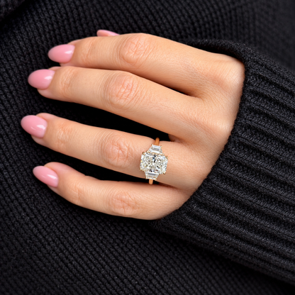 Classic Radiant and Trapezoids - 3ct+ (10mm+, D/E & VVS)