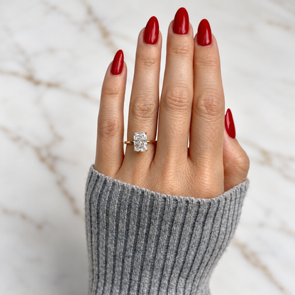 Classic Radiant Cut Solitaire - 3ct+ (10mm+, D/E & VVS)