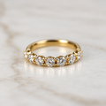 Low Set Half U-Prong Eternity Band - 0.70ct