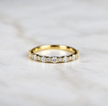 Alternate Round Wedding Band - 0.45ct
