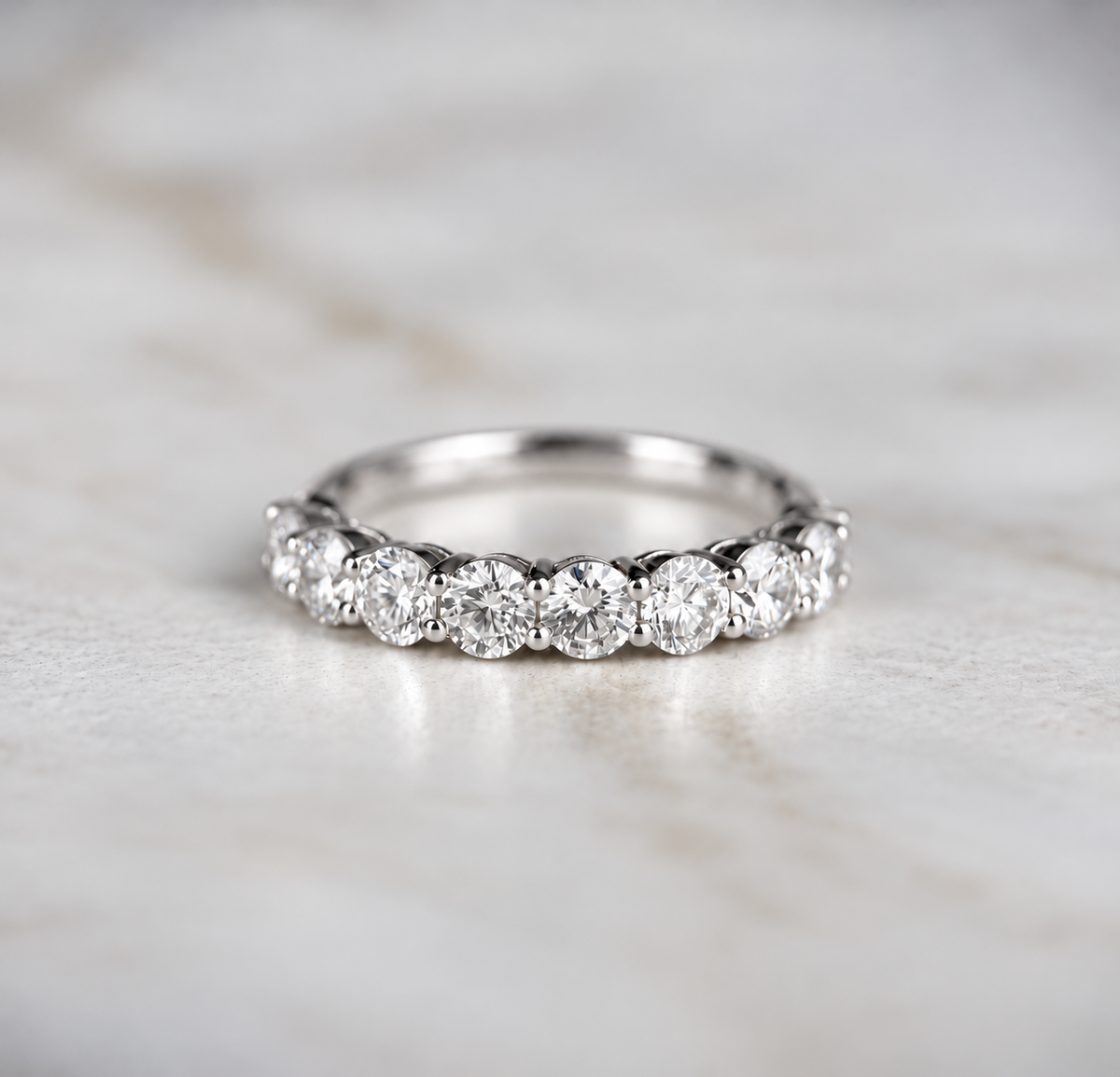 8 Stone Eternity Band - 2ct