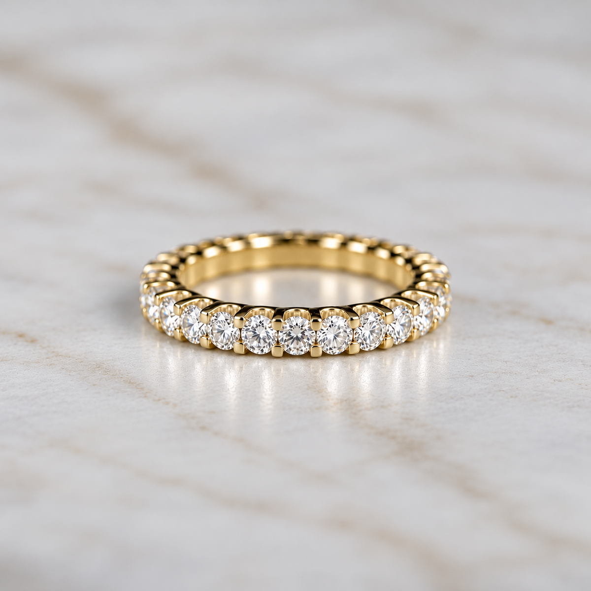 Full U-Prong Eternity Band - 1.40ct