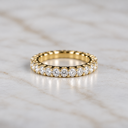 Full U-Prong Eternity Band - 1.40ct