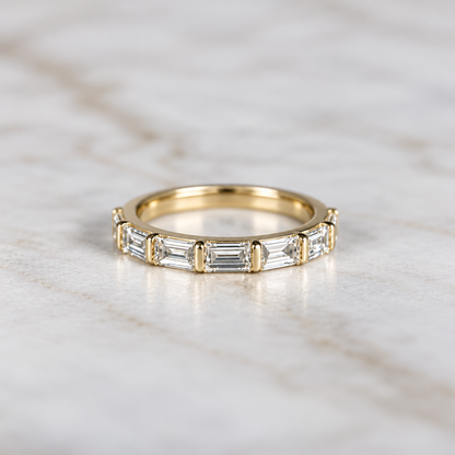 Half Baguette Cut Band - 0.70ct