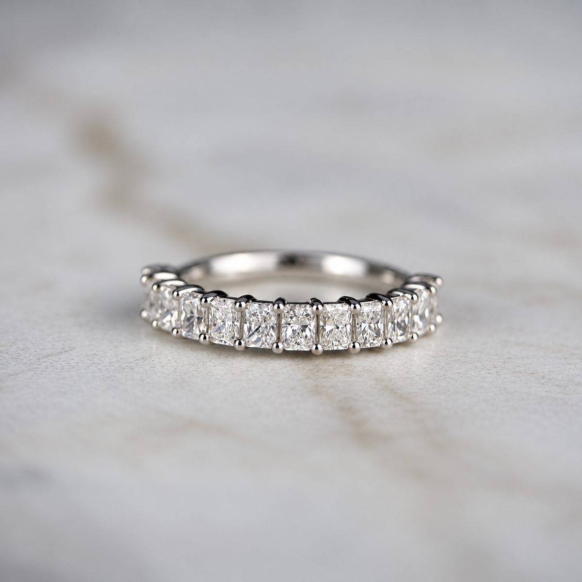 Radiant Cut Half Band - 1.50ct