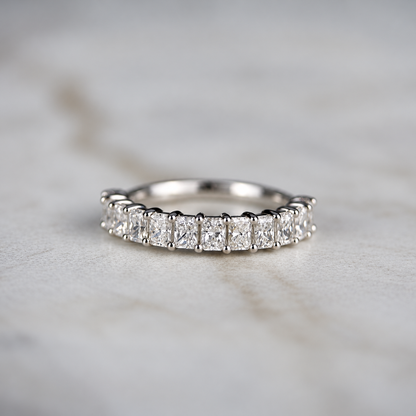 Radiant Cut Half Band - 1.50ct