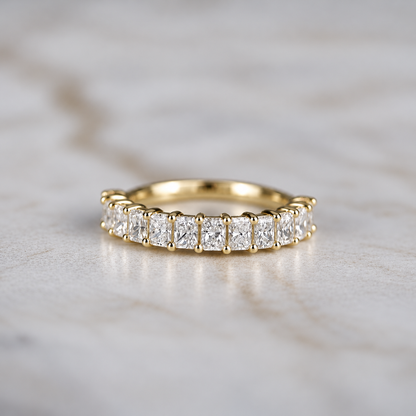 Radiant Cut Half Band - 1.50ct