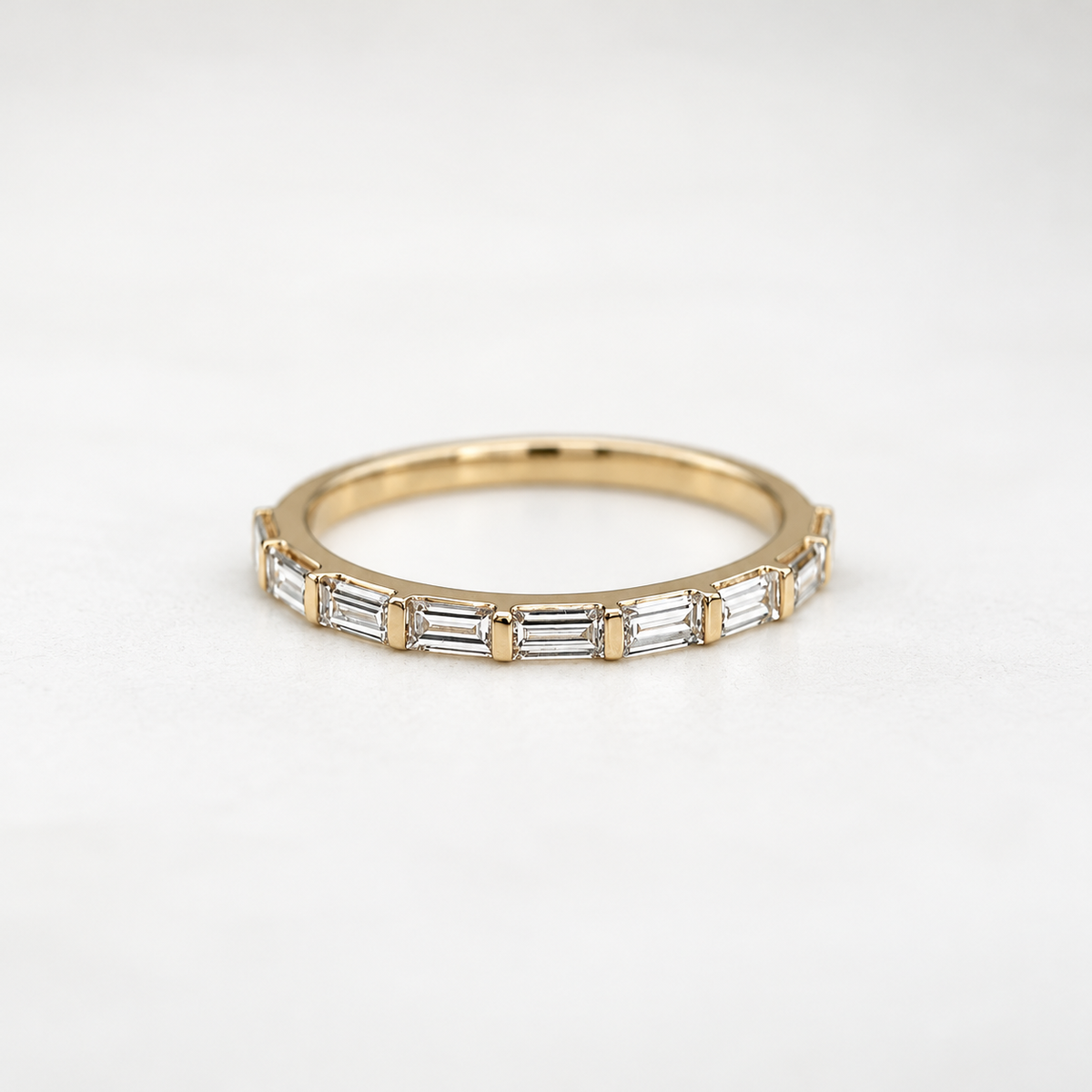 Delicate Baguette Cut Band - 0.45ct