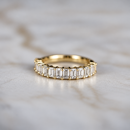 Emerald Cut Diamond Band - 1.20ct