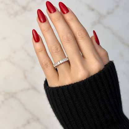 Emerald Cut Diamond Band - 1.20ct
