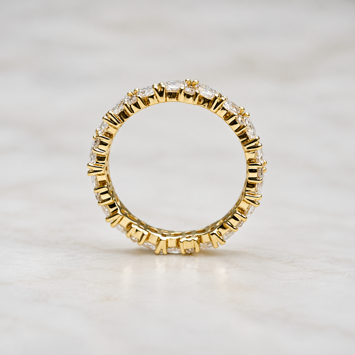 Marquise & Round Cut Full Band - 1.35ct