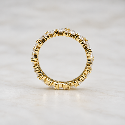 Marquise & Round Cut Full Band - 1.35ct