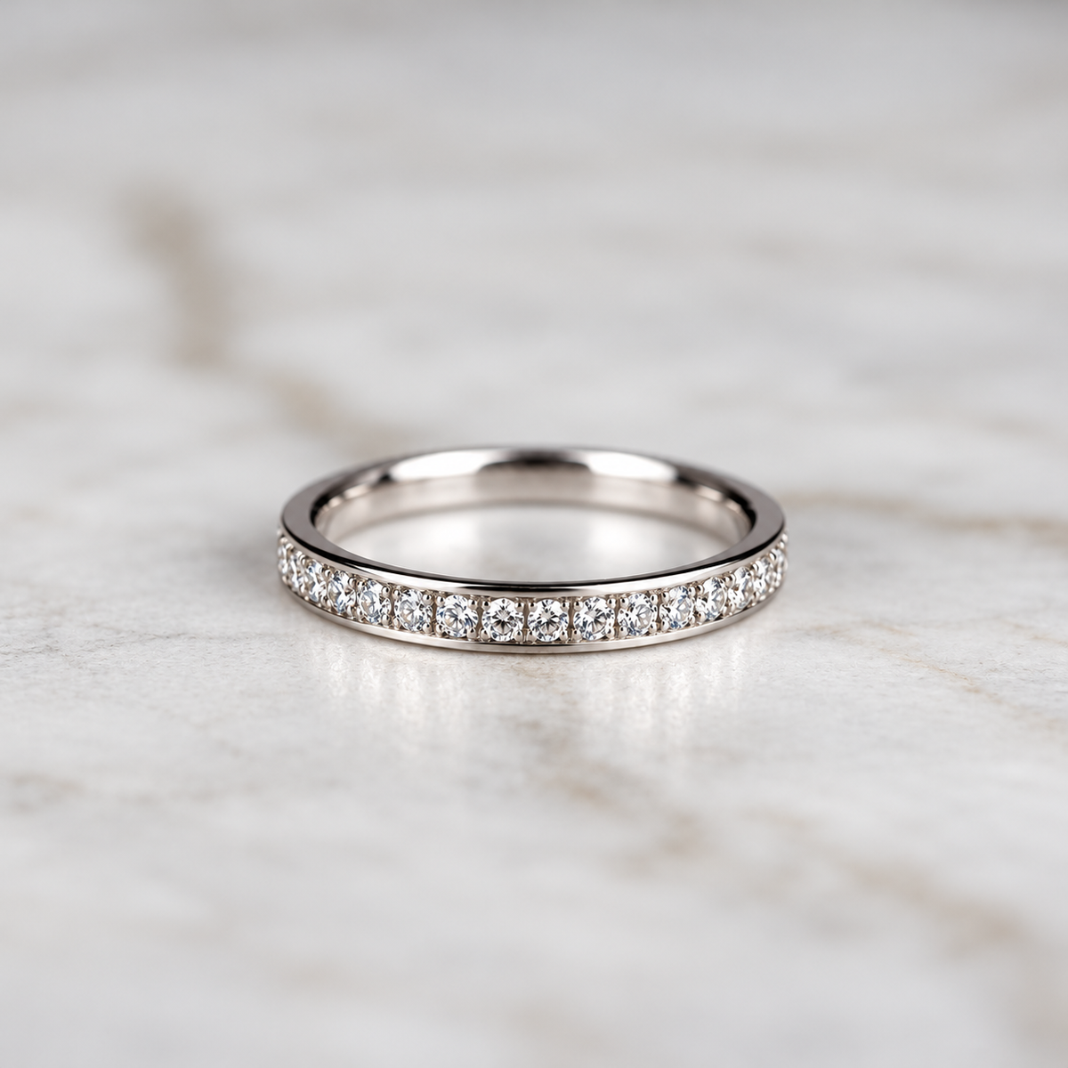 Channel Set Full Band - 0.50ct