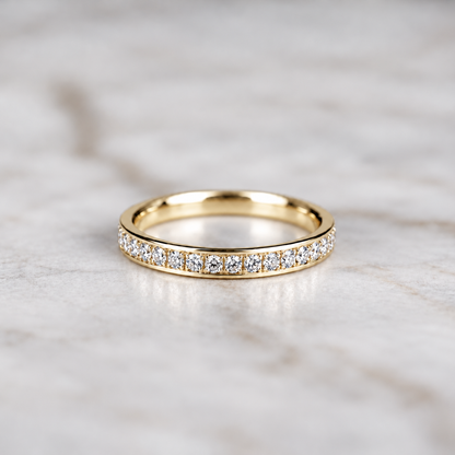 Channel Set Full Band - 0.50ct