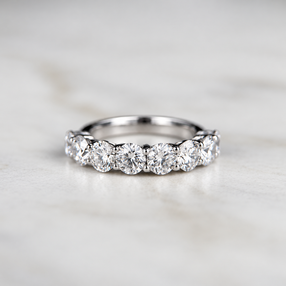 8 Stone Eternity Band - 2.45ct