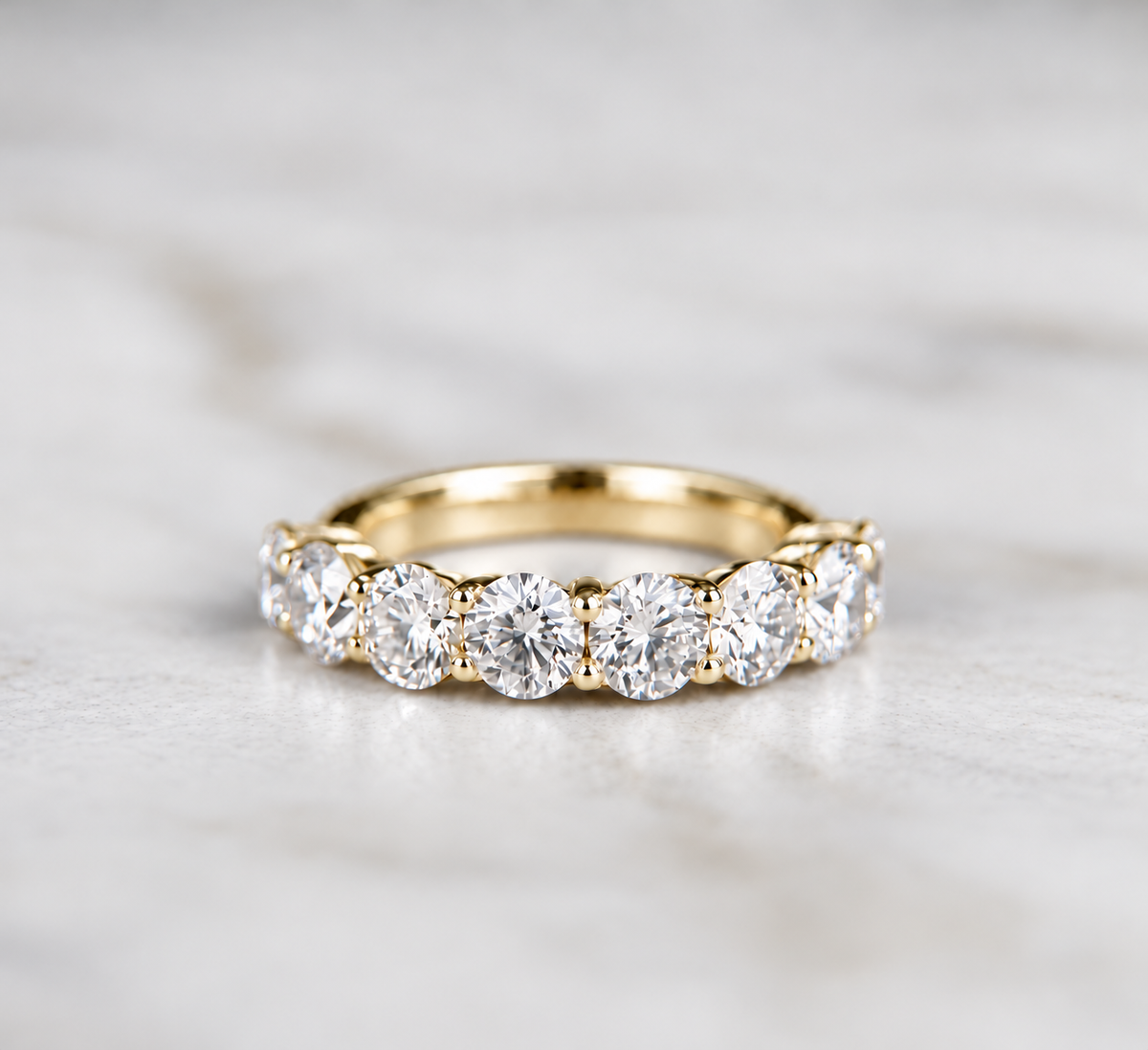 8 Stone Eternity Band - 2.45ct