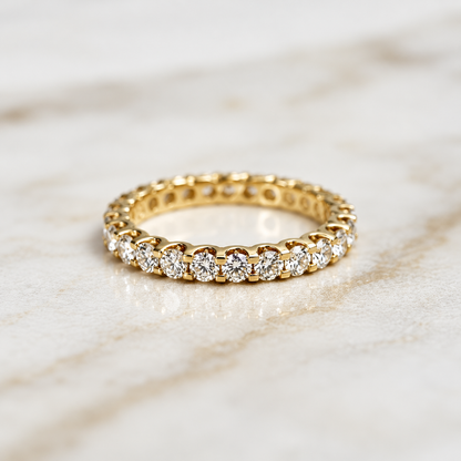 Full U-Prong Eternity Band - 1ct
