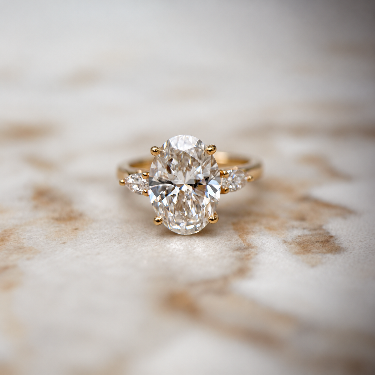 Classic Oval and Pears - 3ct+ (11.5mm+, E/VS1+)