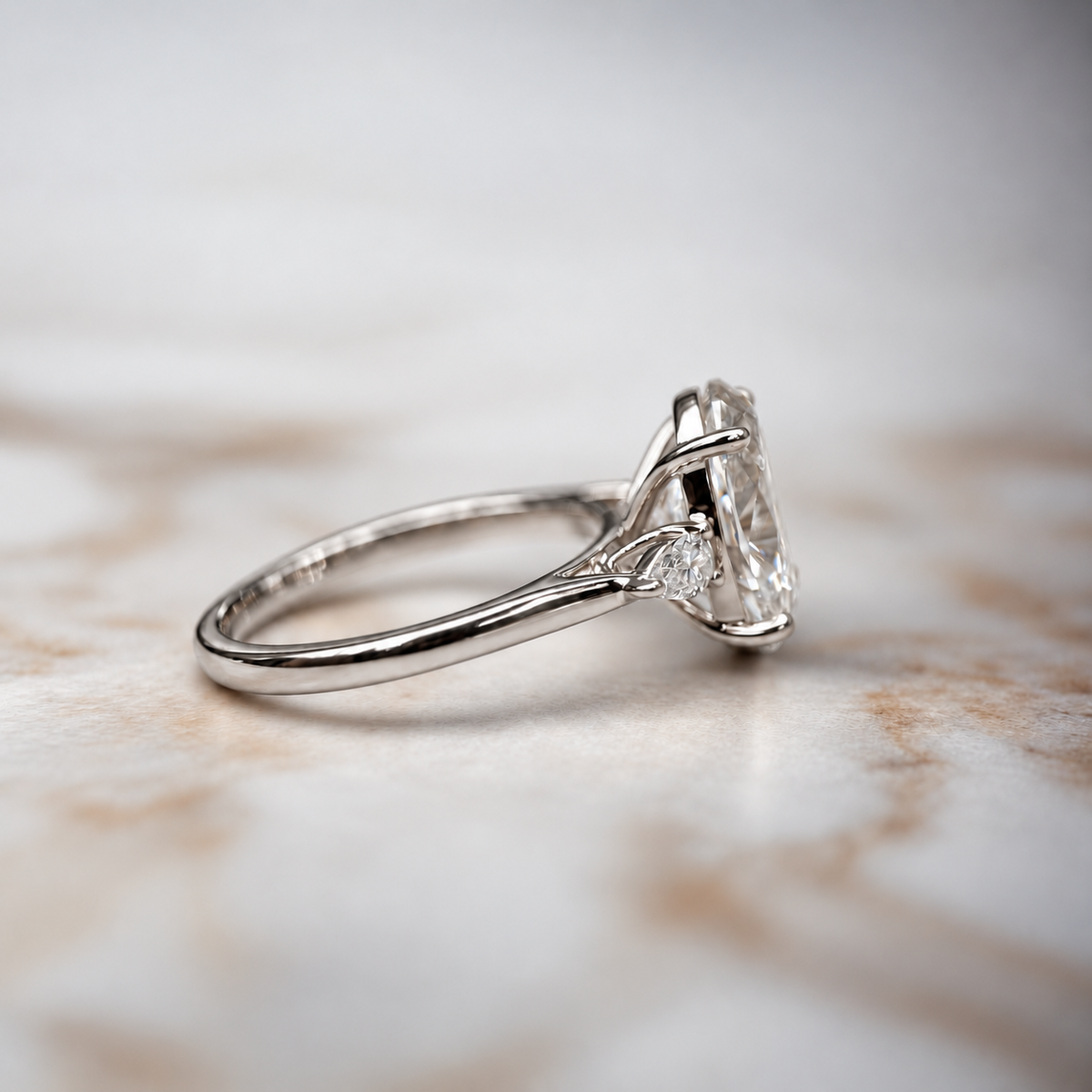Classic Oval and Pears - 3ct+ (11.5mm+, E/VS1+)