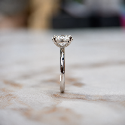 Classic Oval Cut Solitaire - 1.50ct+ (9mm+, D/E & VVS)