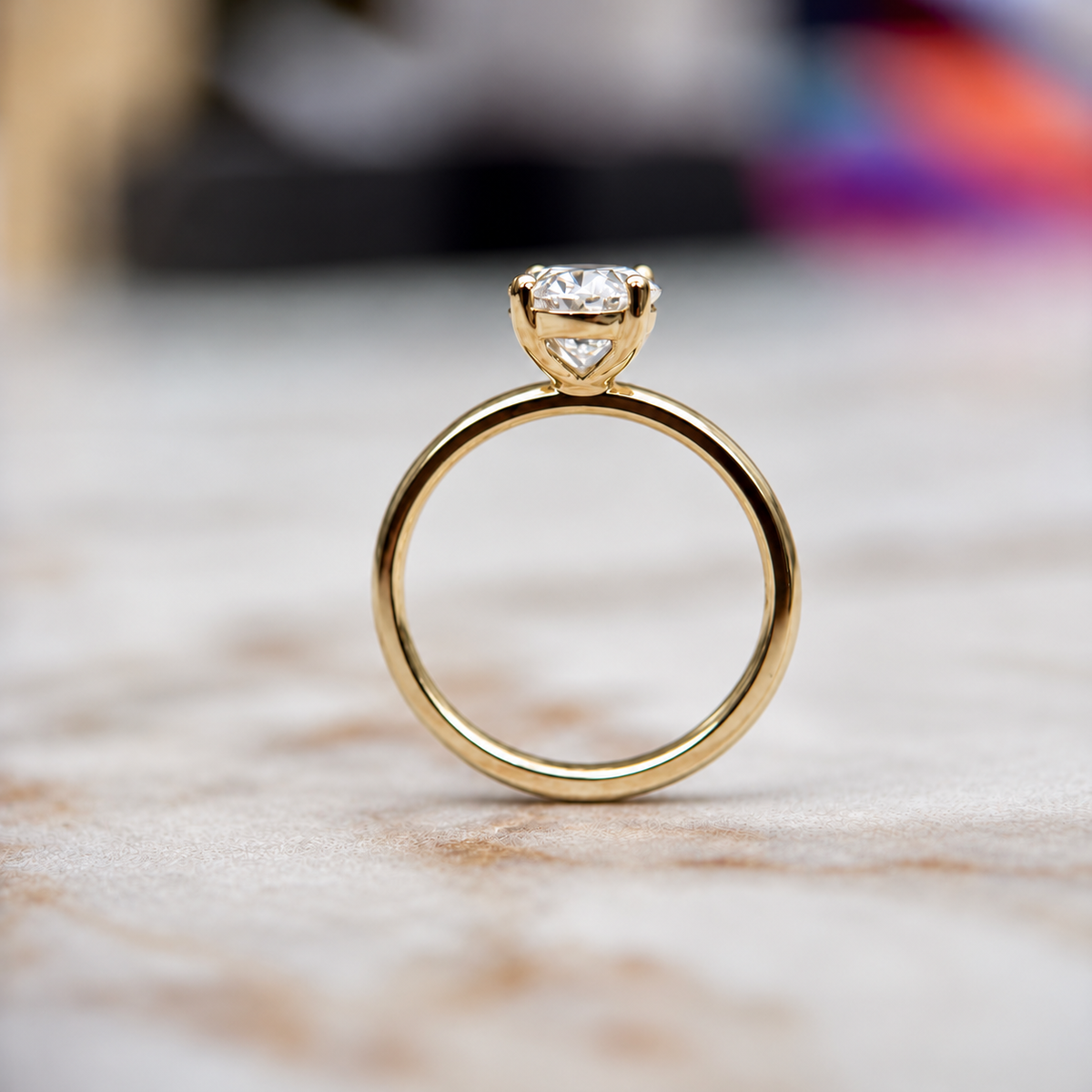 Classic Oval Cut Solitaire - 1.50ct+ (9mm+, D/E & VVS)
