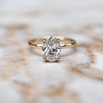 Classic Oval Cut Solitaire - 1.50ct+ (9mm+, D/E & VVS)
