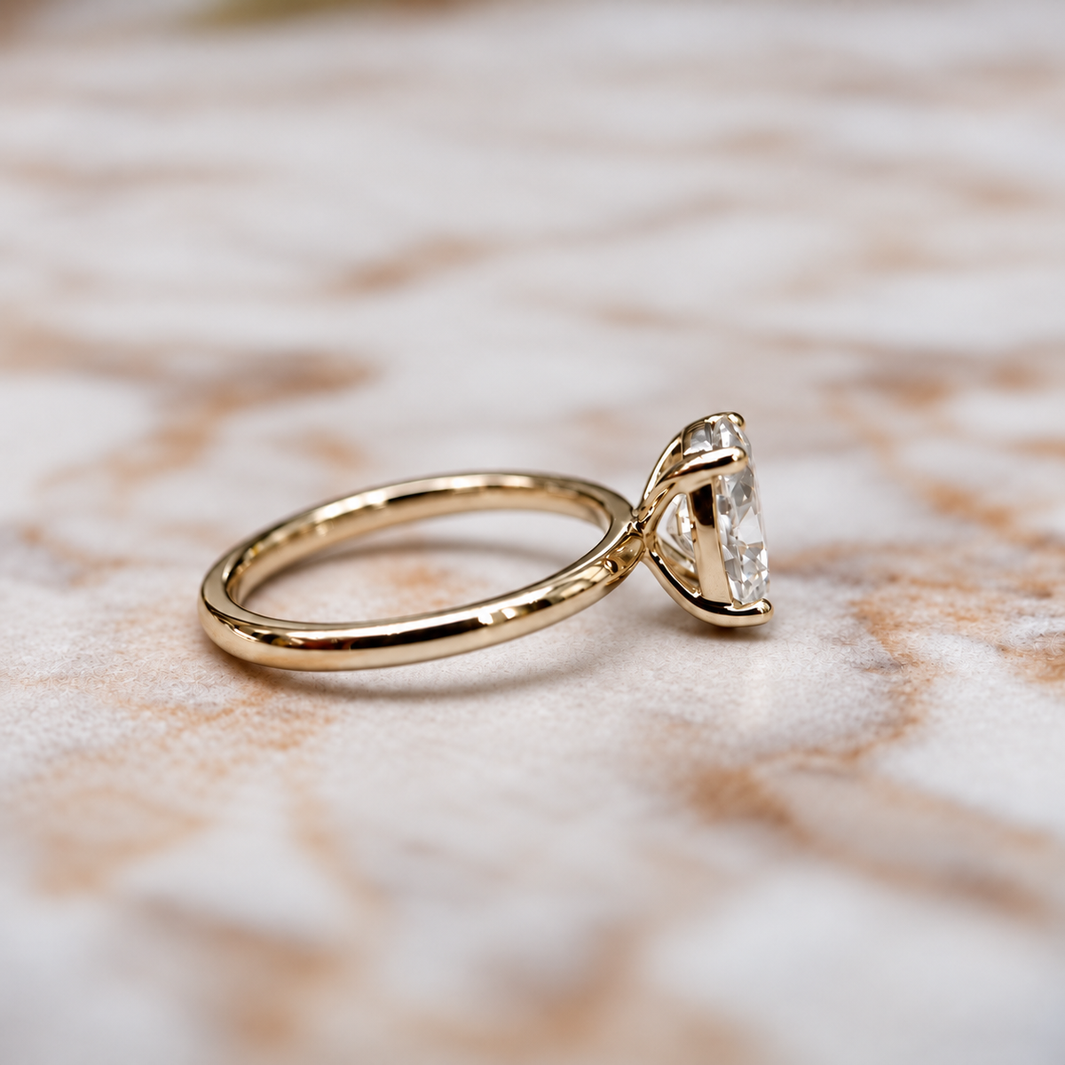 Classic Oval Cut Solitaire - 1.50ct+ (9mm+, D/E & VVS)