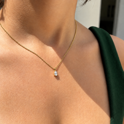Classic Pear Cut Pendant - 0.50ct