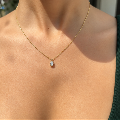 Classic Oval Cut Pendant - 0.50ct