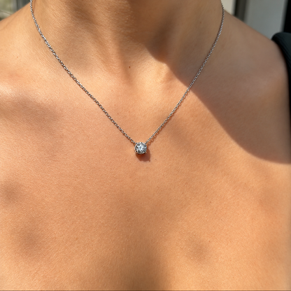 Classic Round Cut Pendant - 0.50ct