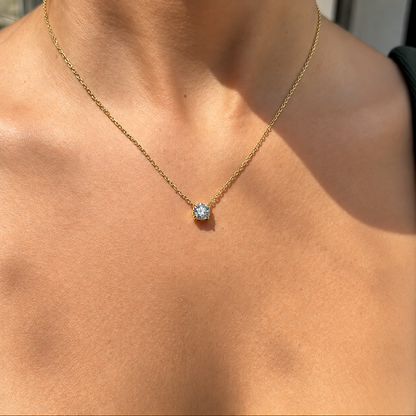 Classic Round Cut Pendant - 0.50ct