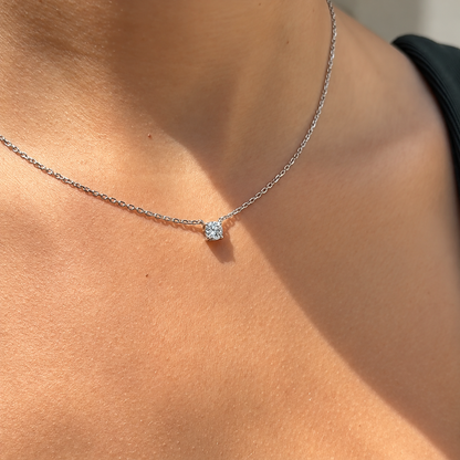Classic Round Cut Pendant - 1ct