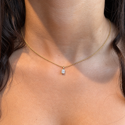 Classic Radiant Cut Pendant - 0.50ct