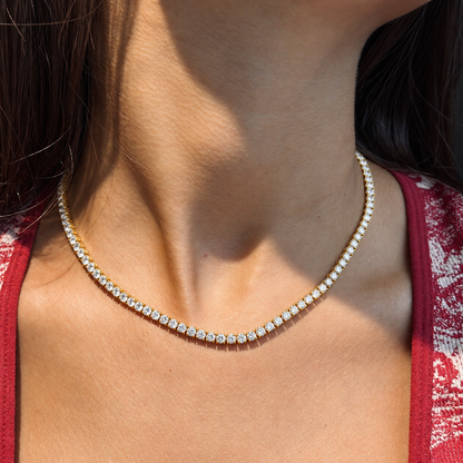 The Classic Tennis Necklace - 16ct+