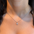 Classic Radiant Cut Pendant - 1ct