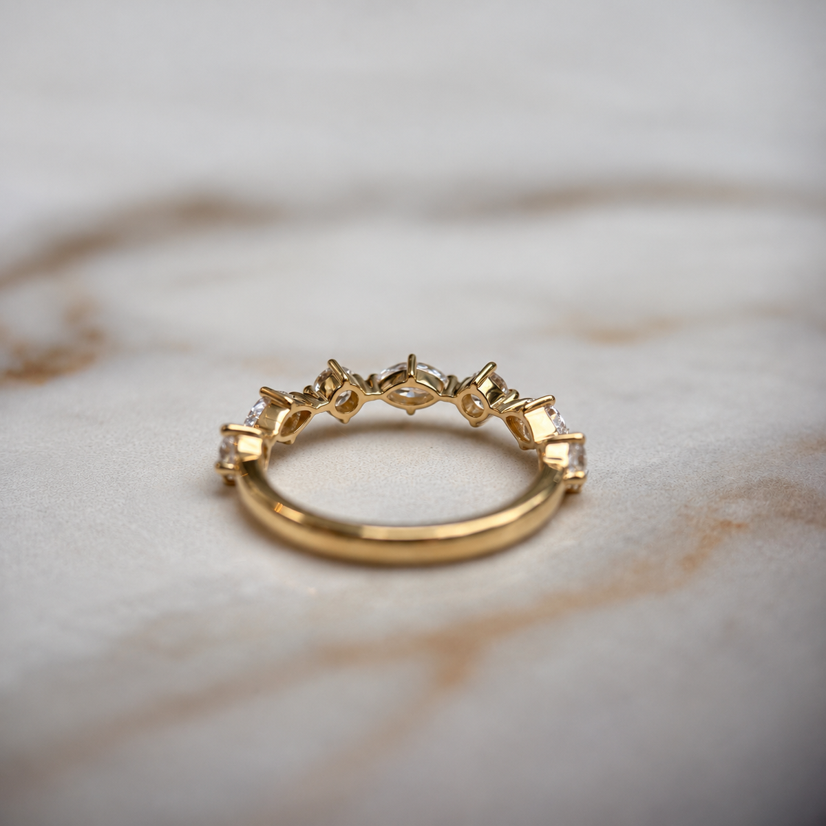 Marquise & Round Cut Band - 0.70ct