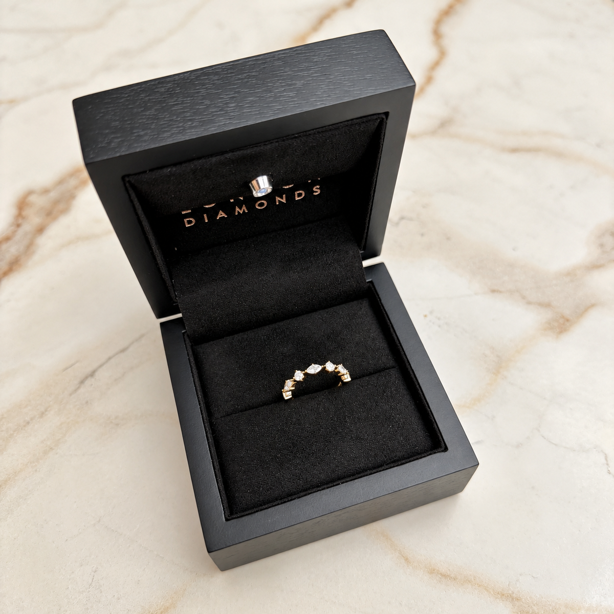 Marquise & Round Cut Band - 0.70ct