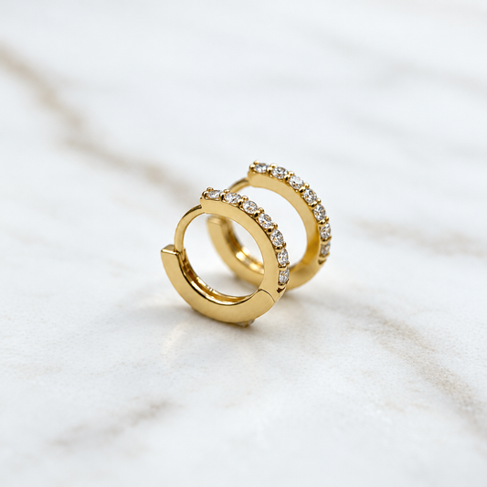 Huggie Hoops - 0.20ct