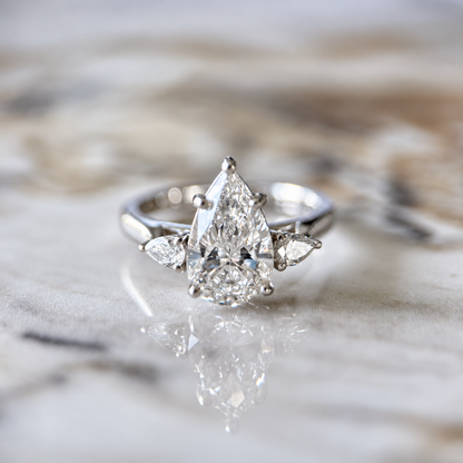 Classic Pear and Pears - 1.80ct+ (10.5mm+, D/E, & VVS)