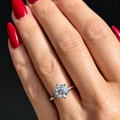 Classic Round Cut Solitaire (6 prong) - 2ct+ (8.2mm+, D/E & VVS)