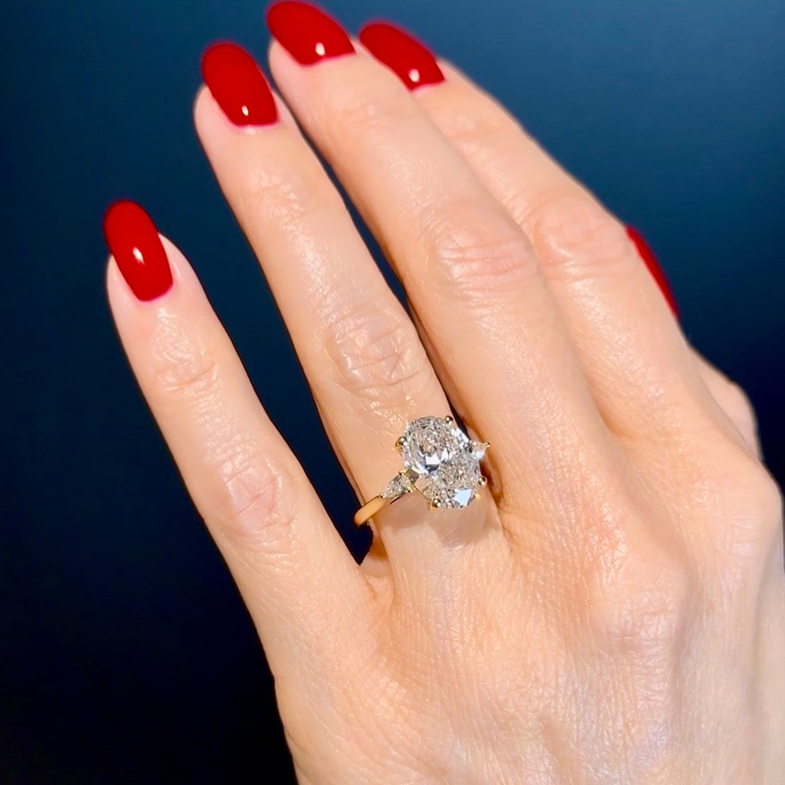 Classic Oval and Pears - 4ct+ (13mm+, D/E & VVS)