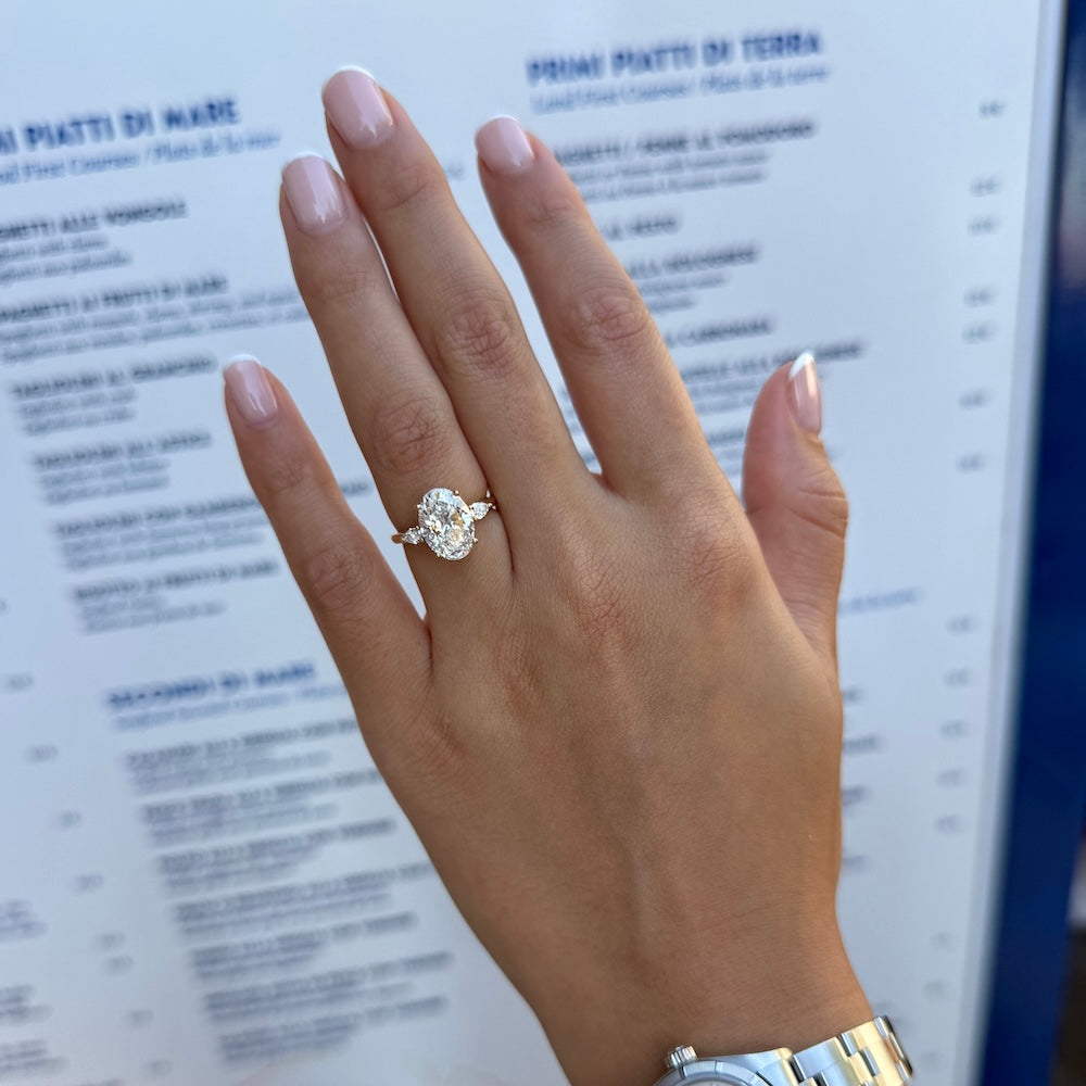 Classic Oval and Pears - 3ct+ (11.5mm+, E/VS1+)