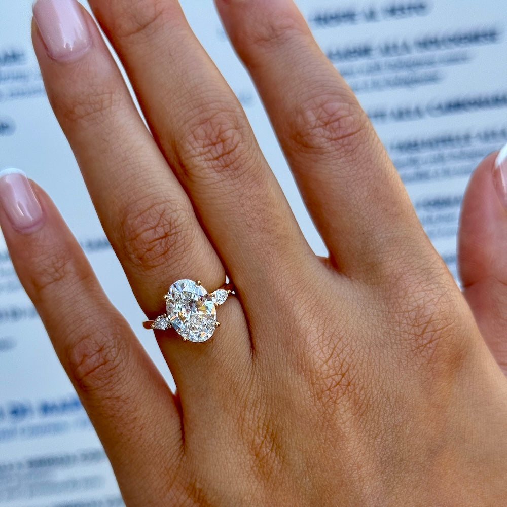 Classic Oval and Pears - 3ct+ (11.5mm+, E/VS1+)
