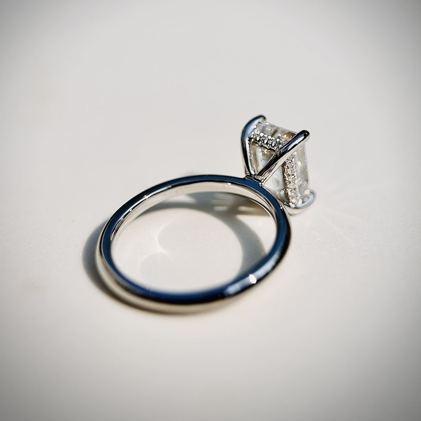 Classic Emerald Cut Hidden Halo - 2ct+ (D/E & VVS)