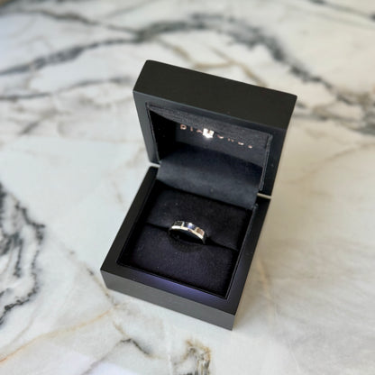 London Diamonds Polished Edge Band with Matt Centre - 5mm