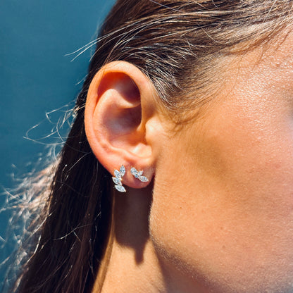 Lotus Flower studs - 0.75ct+