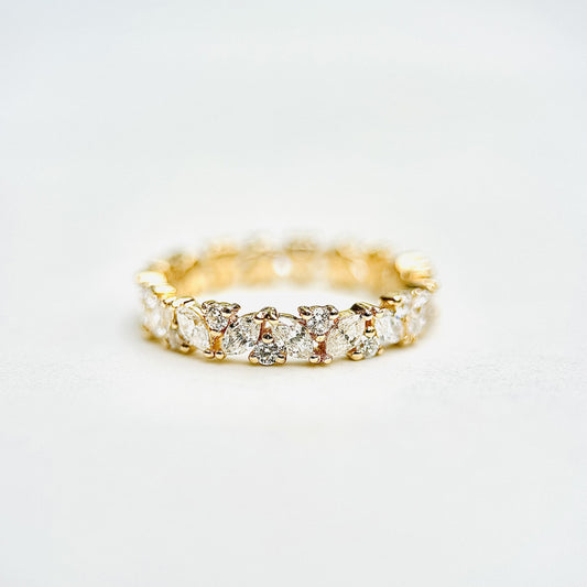 Marquise & Round Cut Full Band - 1.35ct