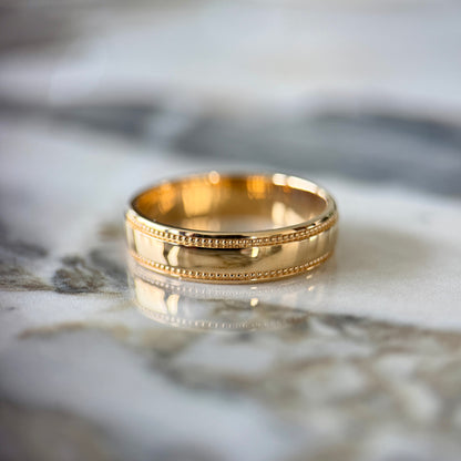 Milgrain Edged Band - 5mm